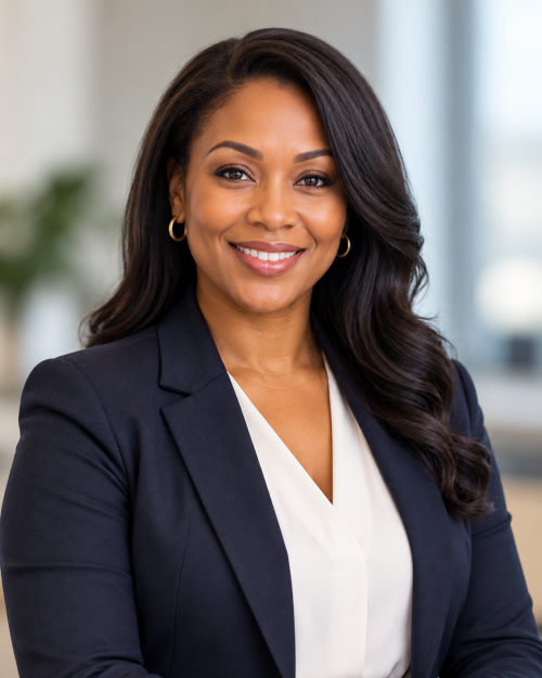 Polished Corporate Headshot with Warm Smile